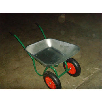 Carro de acero de dos ruedas Wb6410 de la herramienta de mano que cultiva un huerto